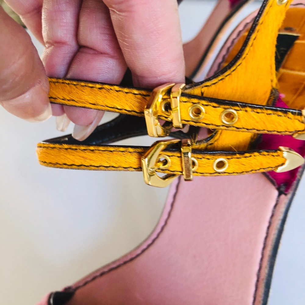 Louis Vuitton Pony Accent Heels